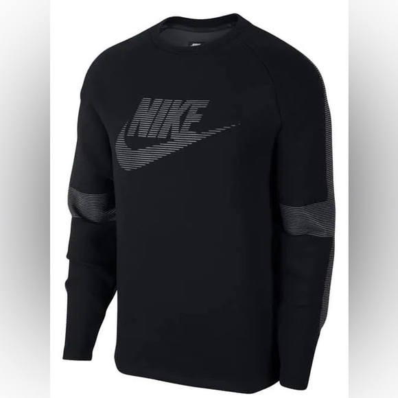 Nike Other - Nike black Tech Pack crew neck sweatshirt size large NWT